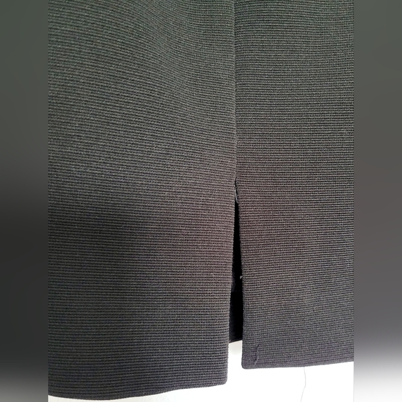 Alfani Women's Plus Size Stretch Knit Pencil Skirt Back Zip Black Lined 18W - Picture 11 of 16